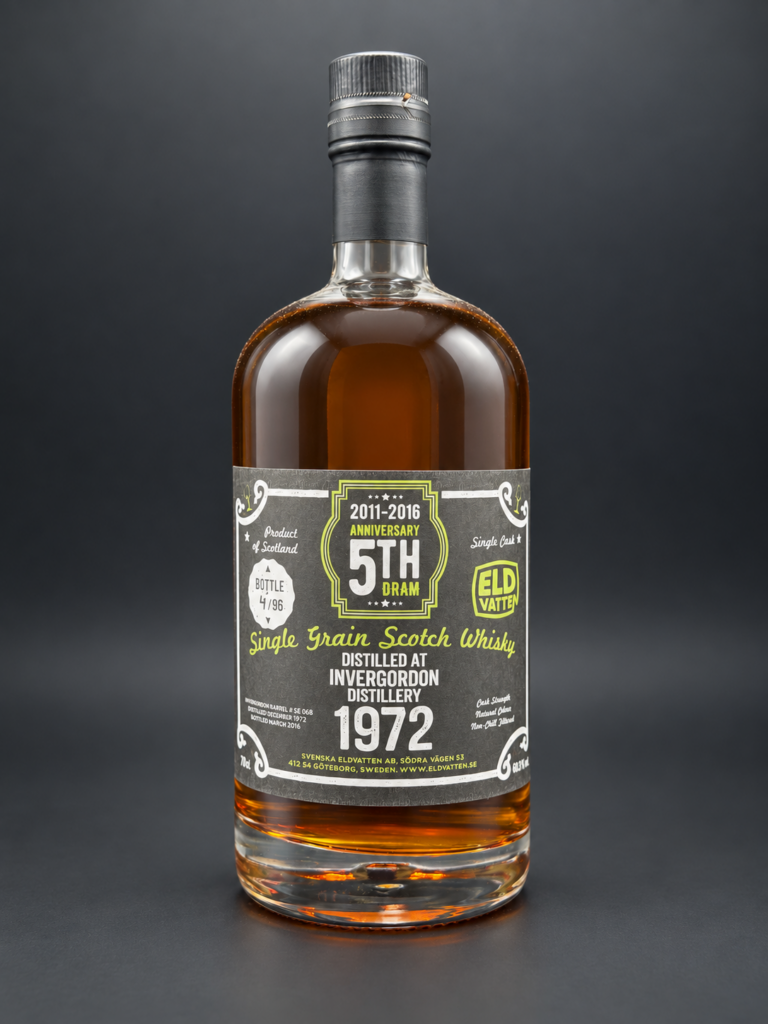 Invergordon 1972, 5th Anniversary Dram