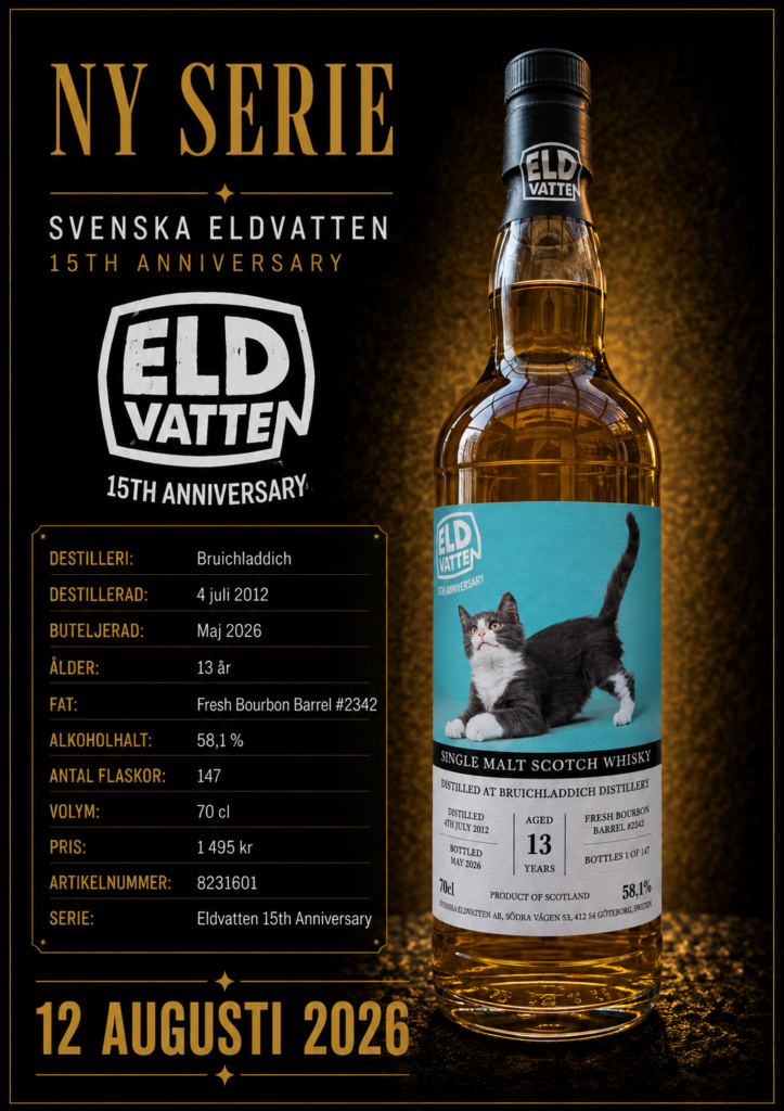 Eldvatten 15th Anniversary – Bruichladdich 13 Years