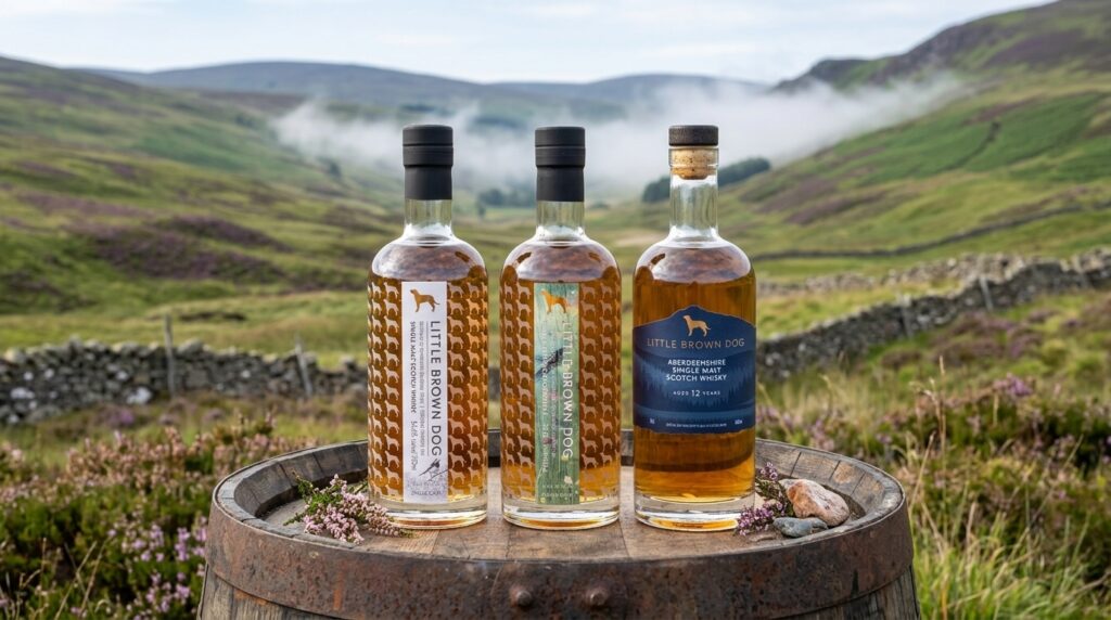 Glen Elgin, Strathmill och Aberdeenshire från Little Brown Dog
